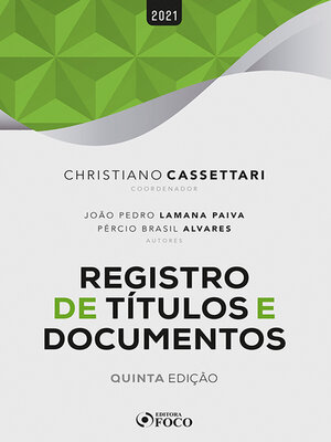 cover image of Registro de títulos e documentos